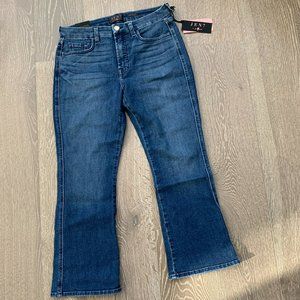Jen7 by 7 For All Mankind Cropped Kick flare jeans